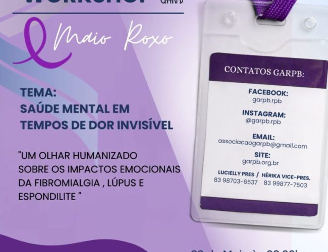 Workshop Maio Rôxo 2025